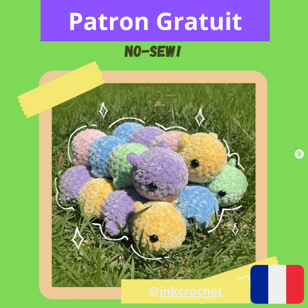 Patron gratuit chenille amigurumi