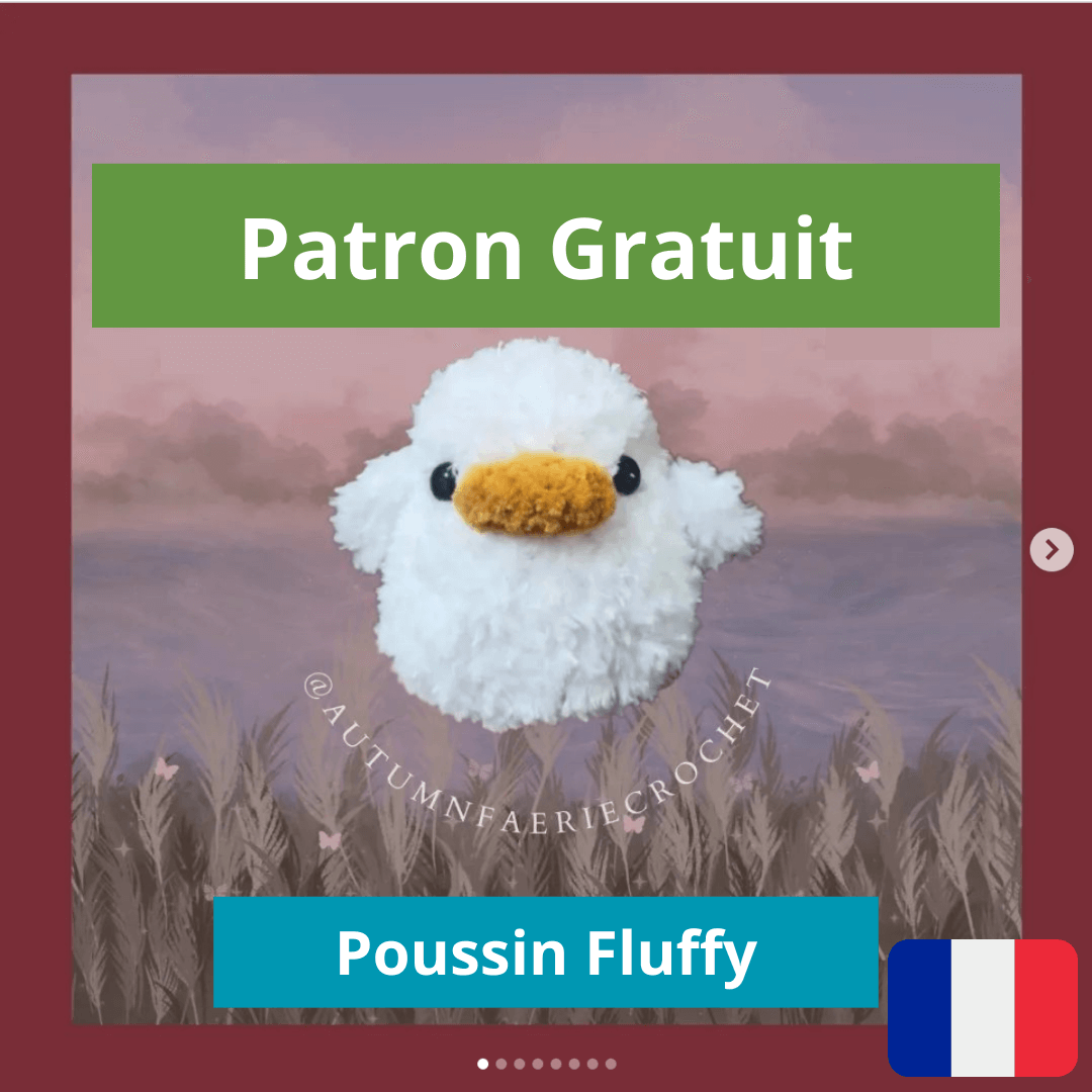 Patron gratuit amigurumi poussin