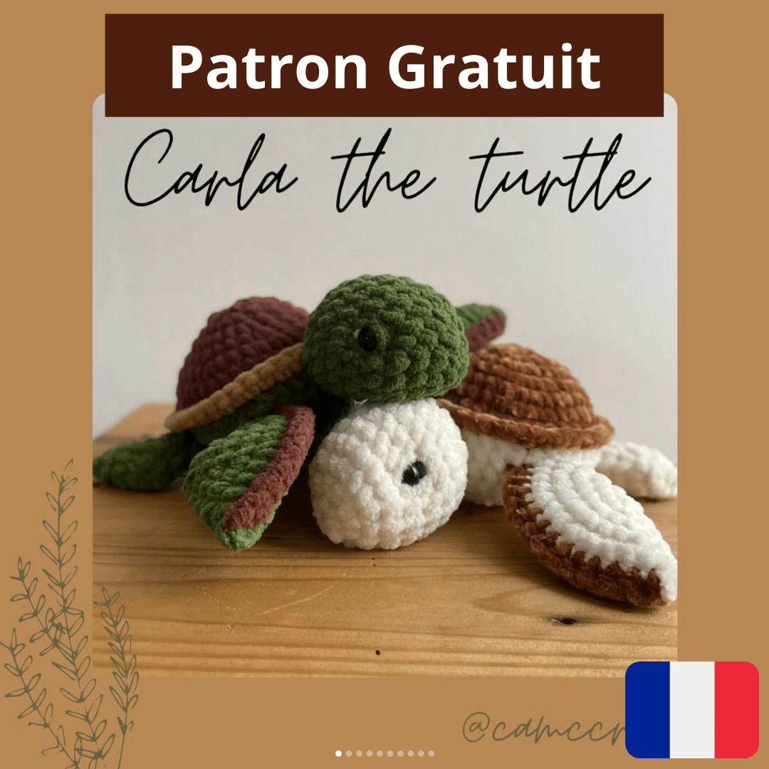 Amigurumi tortue patron gratuit