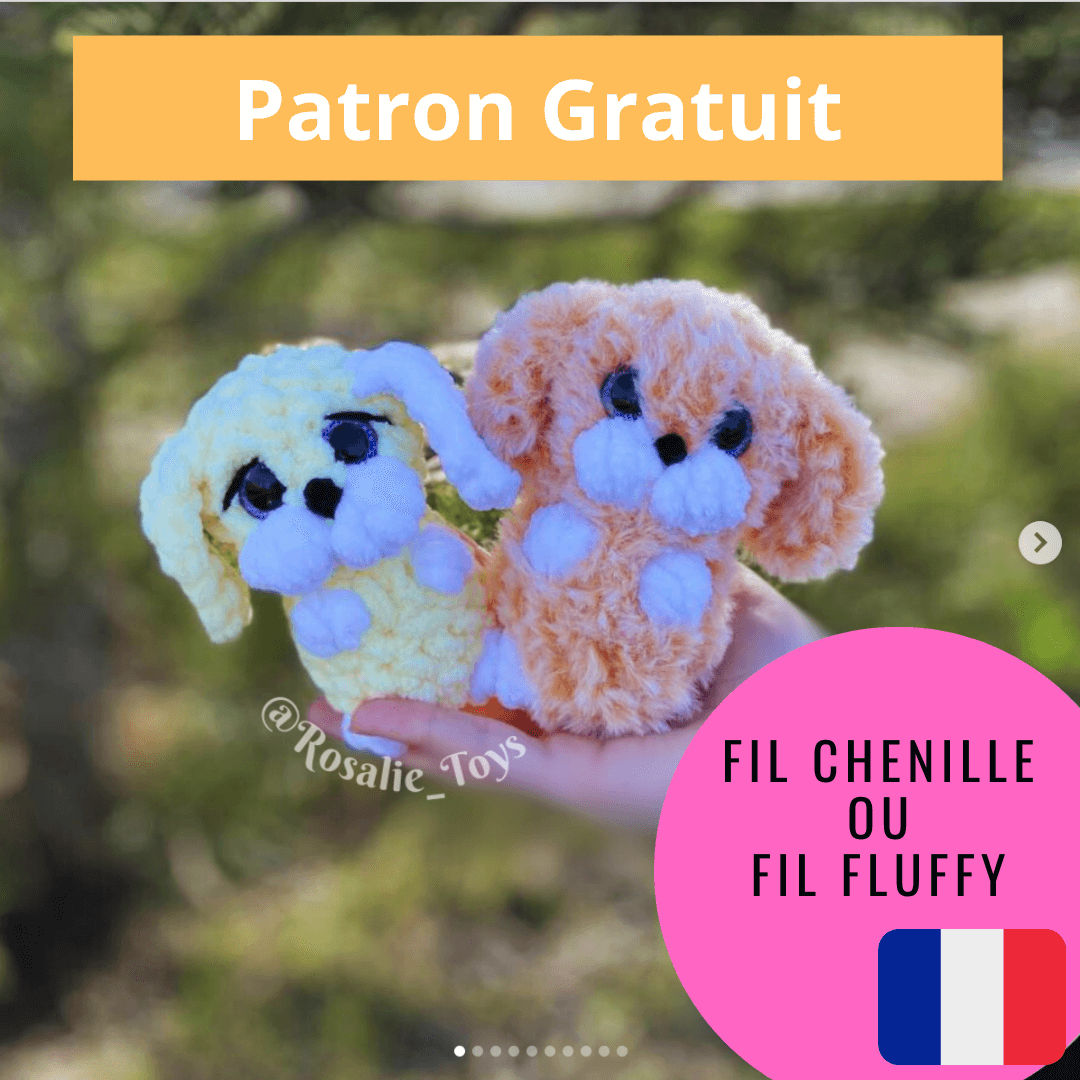 Chien - Patron gratuit amigurumi