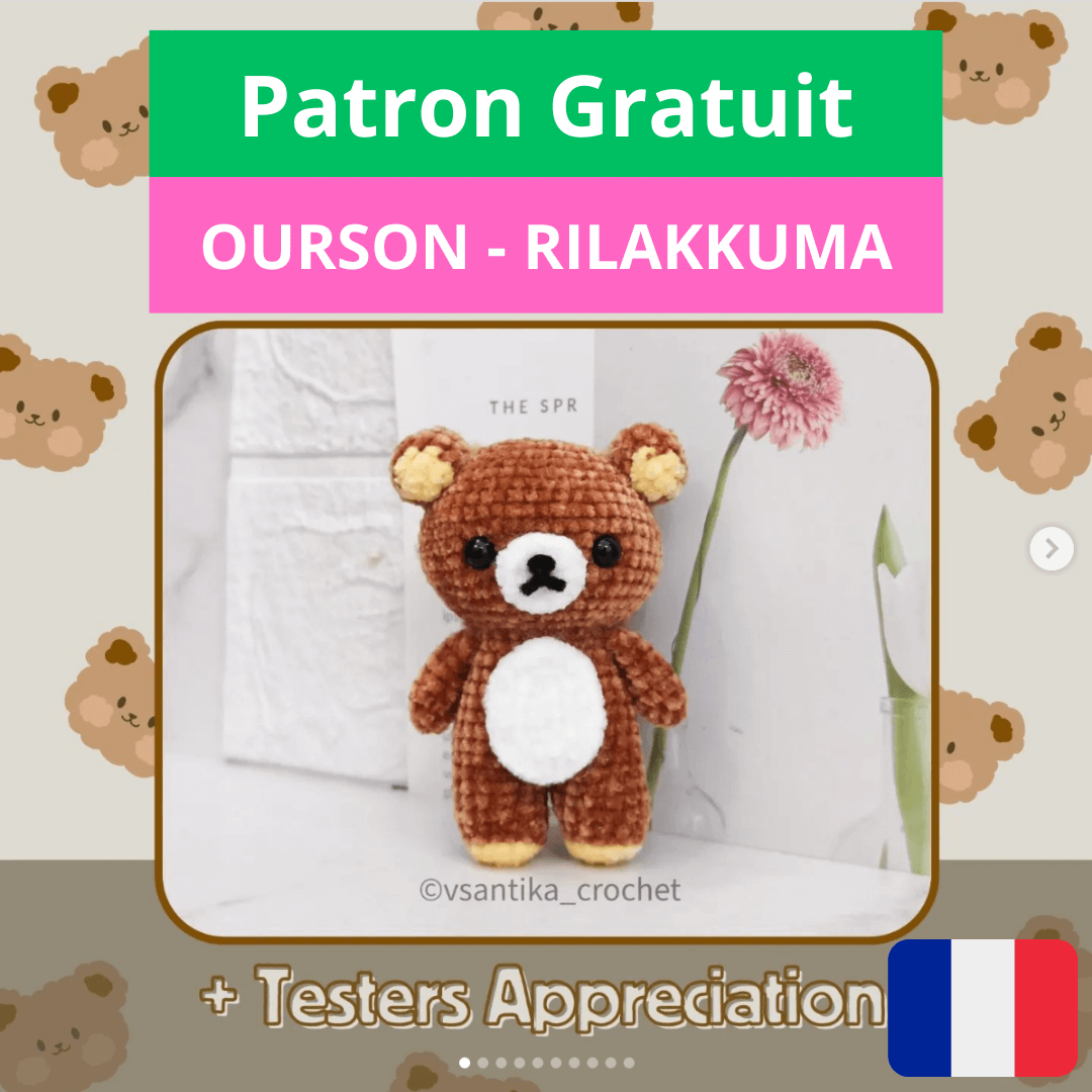 Ourson - Patron gratuit amigurumi