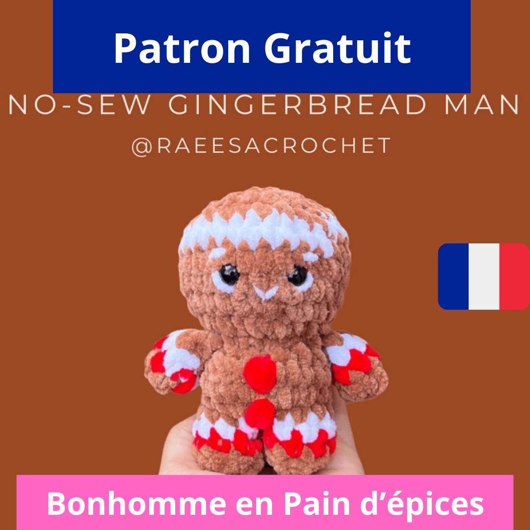 Patron gratuit bonhomme en pain d'épices