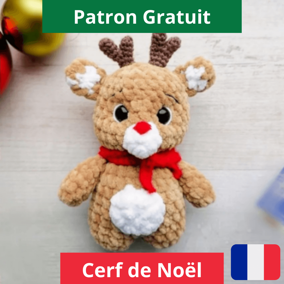 Patron amigurumi gratuit cerf en français