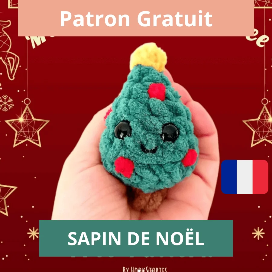 Patron gratuit amigurumi sapin de noël